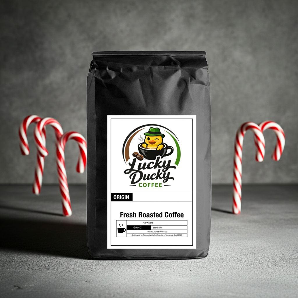 Candy Cane - Lucky Ducky Coffee - Palm Springs
