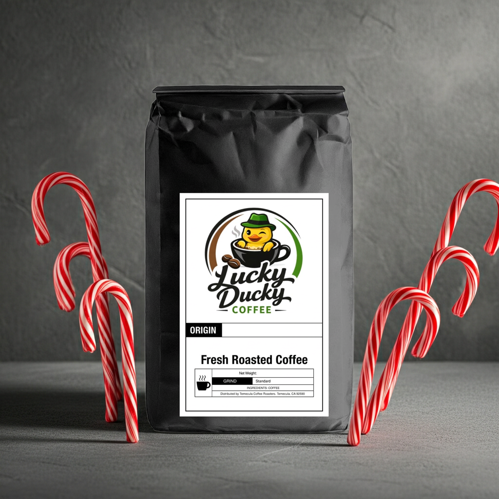 Candy Cane - Lucky Ducky Coffee - Palm Springs
