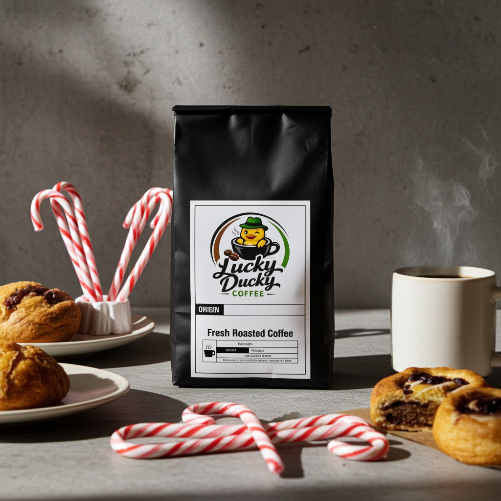 Candy Cane - Lucky Ducky Coffee - Palm Springs