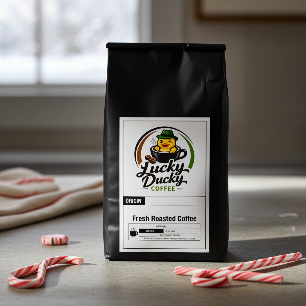 Candy Cane - Lucky Ducky Coffee - Palm Springs